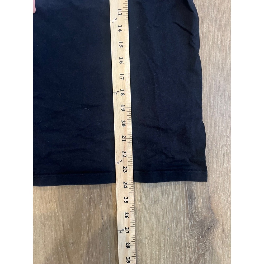 Vans Script Logo Graphic T Shirt Black Adult Large Short Sleeve Skate Casual Tee - Picture 2 of 4